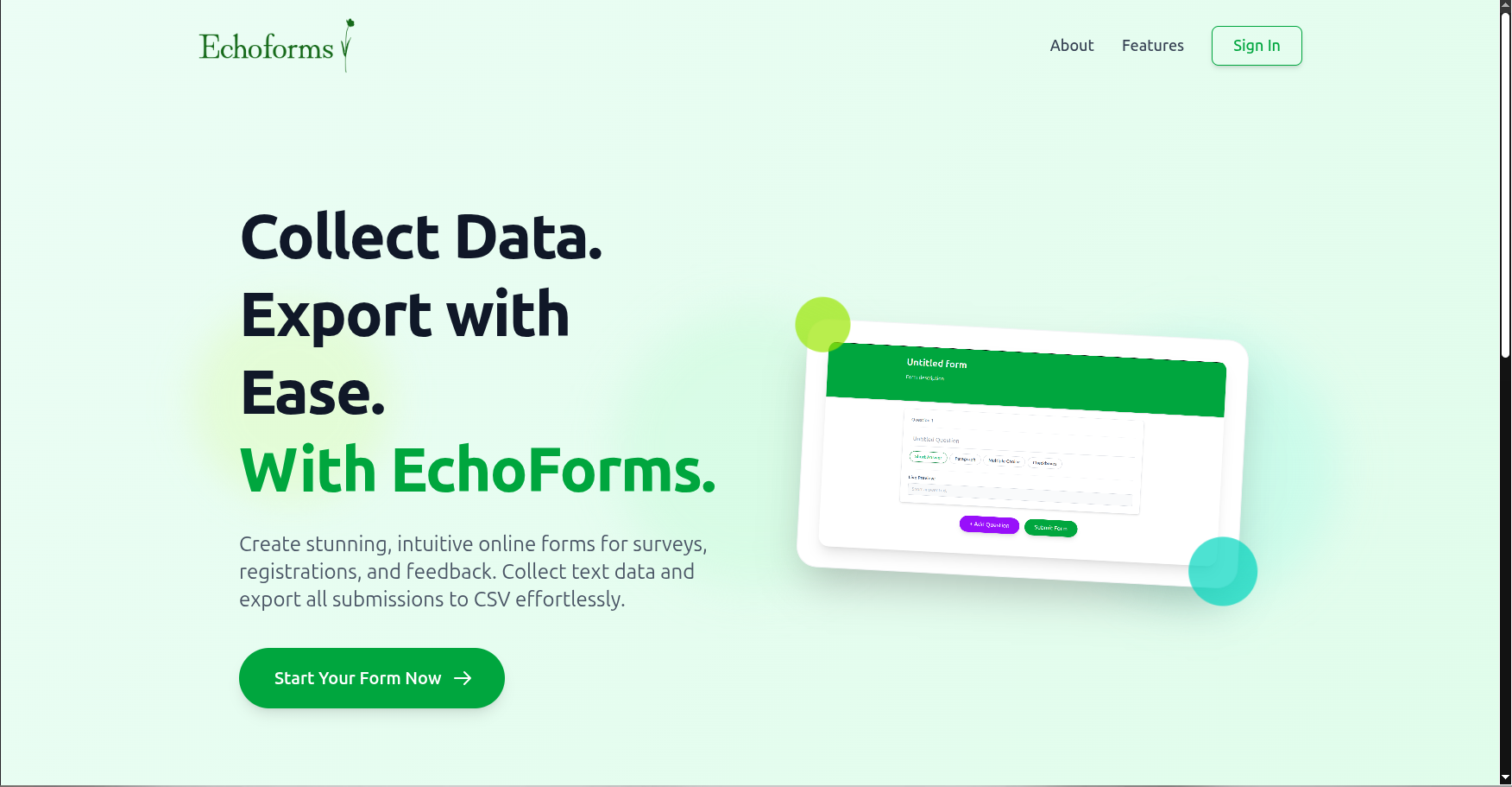 Echo-forms