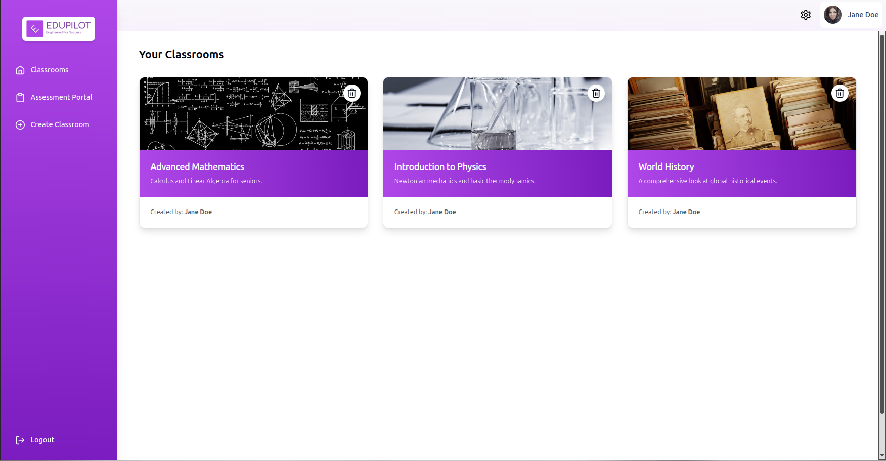 Edupilot Classrooms